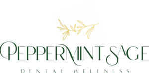 Peppermint sage dental logo